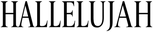 hallelujah